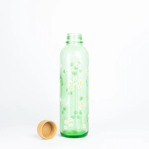 0,7L GREEN DAISY Glasflasche