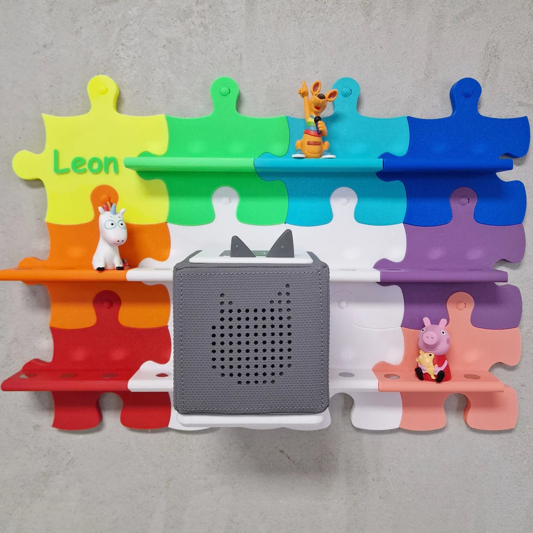 Hörspielwürfel-Regal: Regenbogen Puzzle