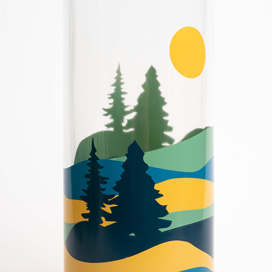 0,7L FOREST SUNSET Glasflasche