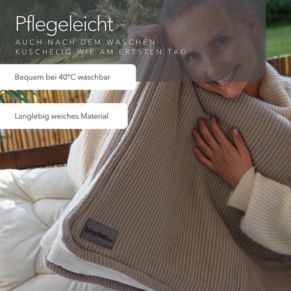 Kuscheldecke - Strick