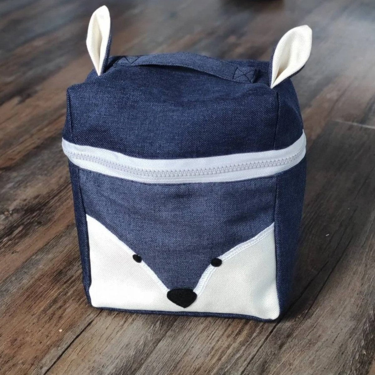 Hörspielwürfel Tasche - "Fuchs/Blau"